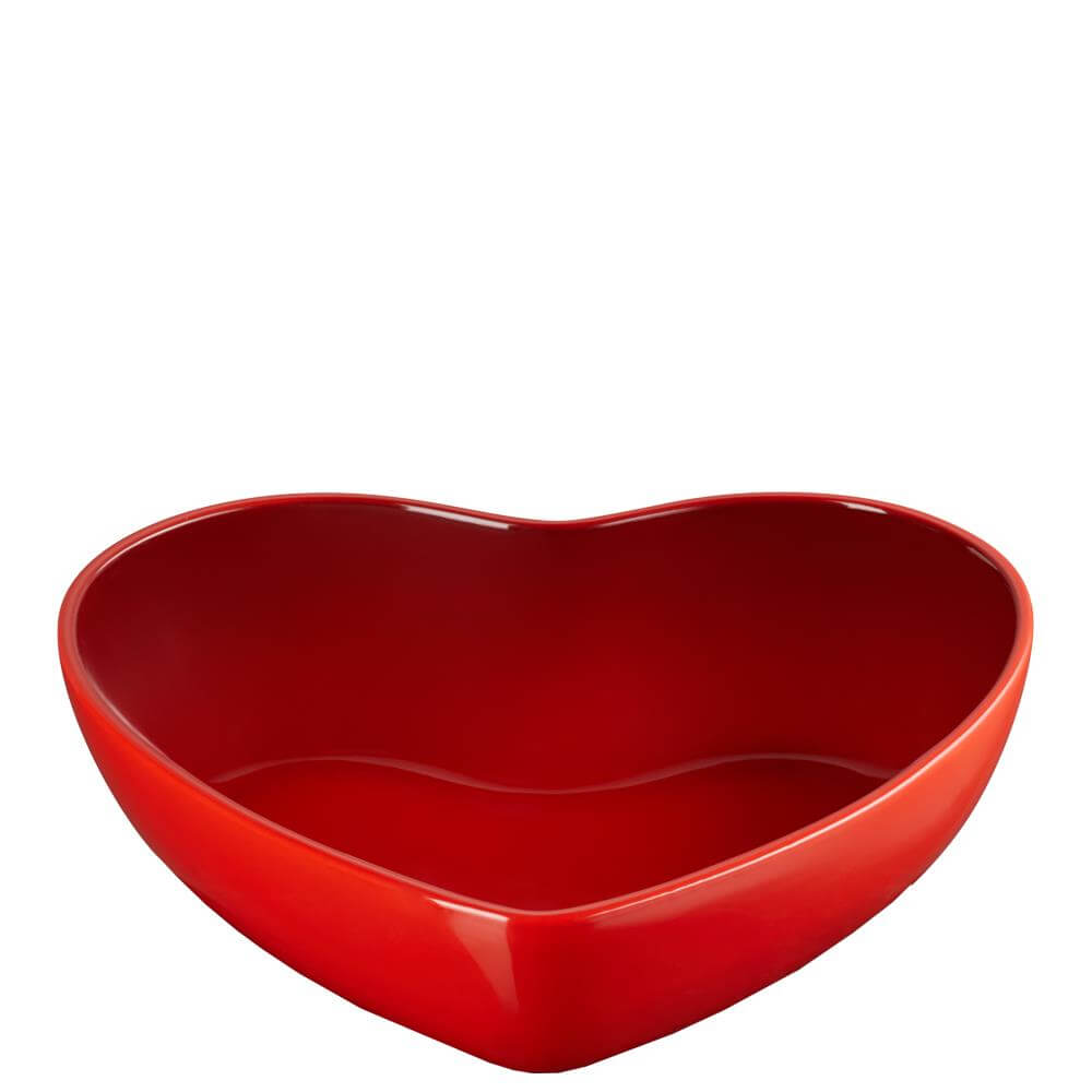 Le Creuset Stoneware Cerise Heart Serving Bowl 2.9L Jarrolds, Norwich